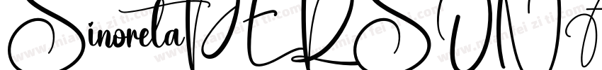 SinoretaPERSONALUSE Regular字体转换